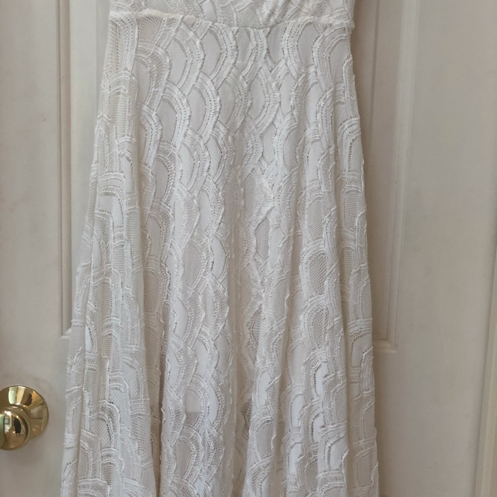 Nightcap by Carisa Rene White Lace Dress, Size S - Picture 5 of 13